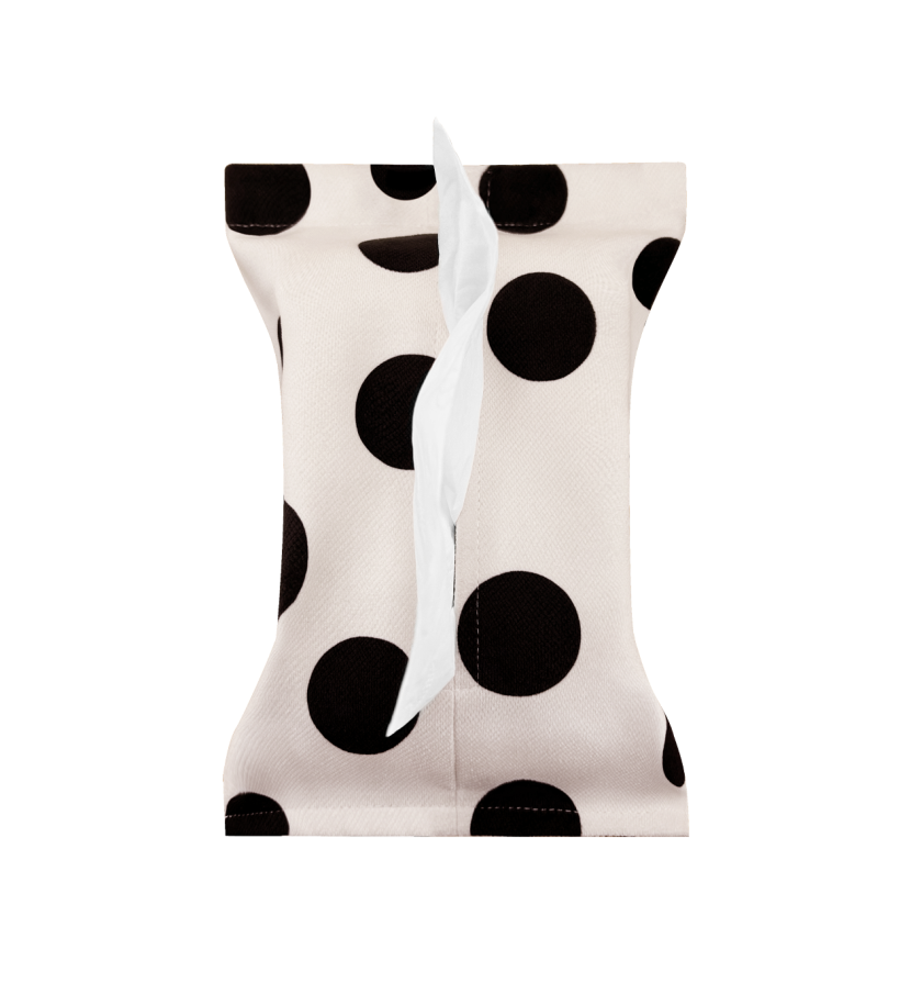Handcrafted Mono Tissue Box Cover by Casa Rolio – Luxury decorative tissue cover with premium fabrics, fits rectangular tissue boxes, artisanal home decor