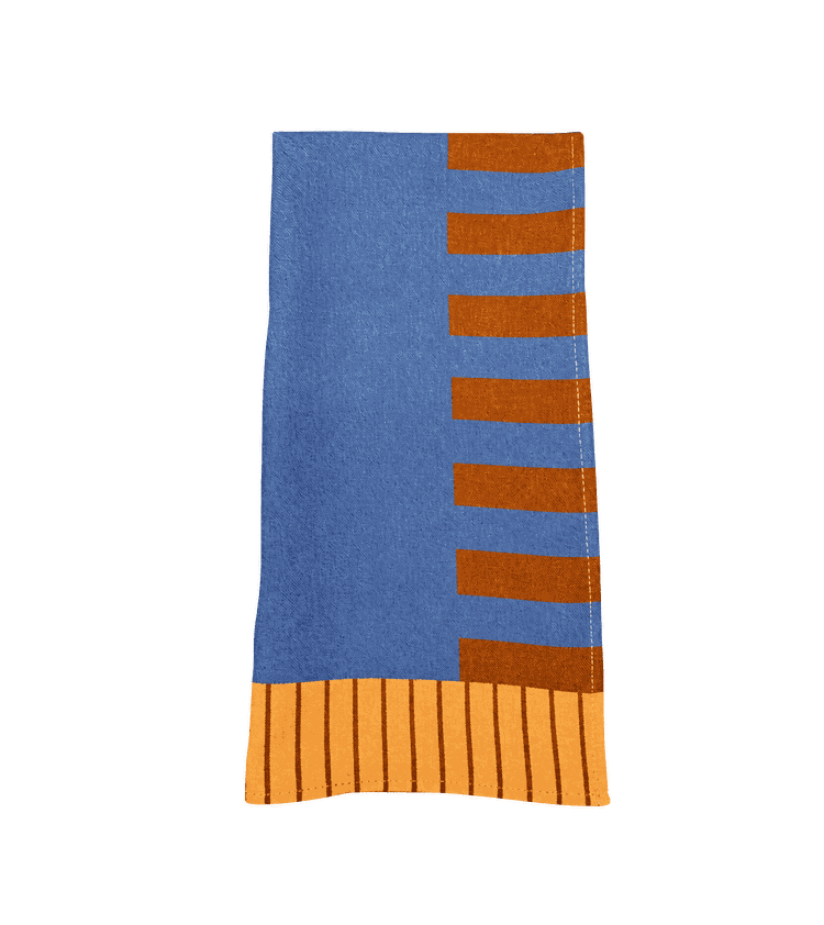 Blueberry Night Napkin – side view