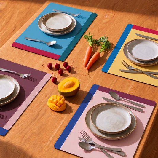 Lekfulla Mix & Match Bordstabletter, Set om 4