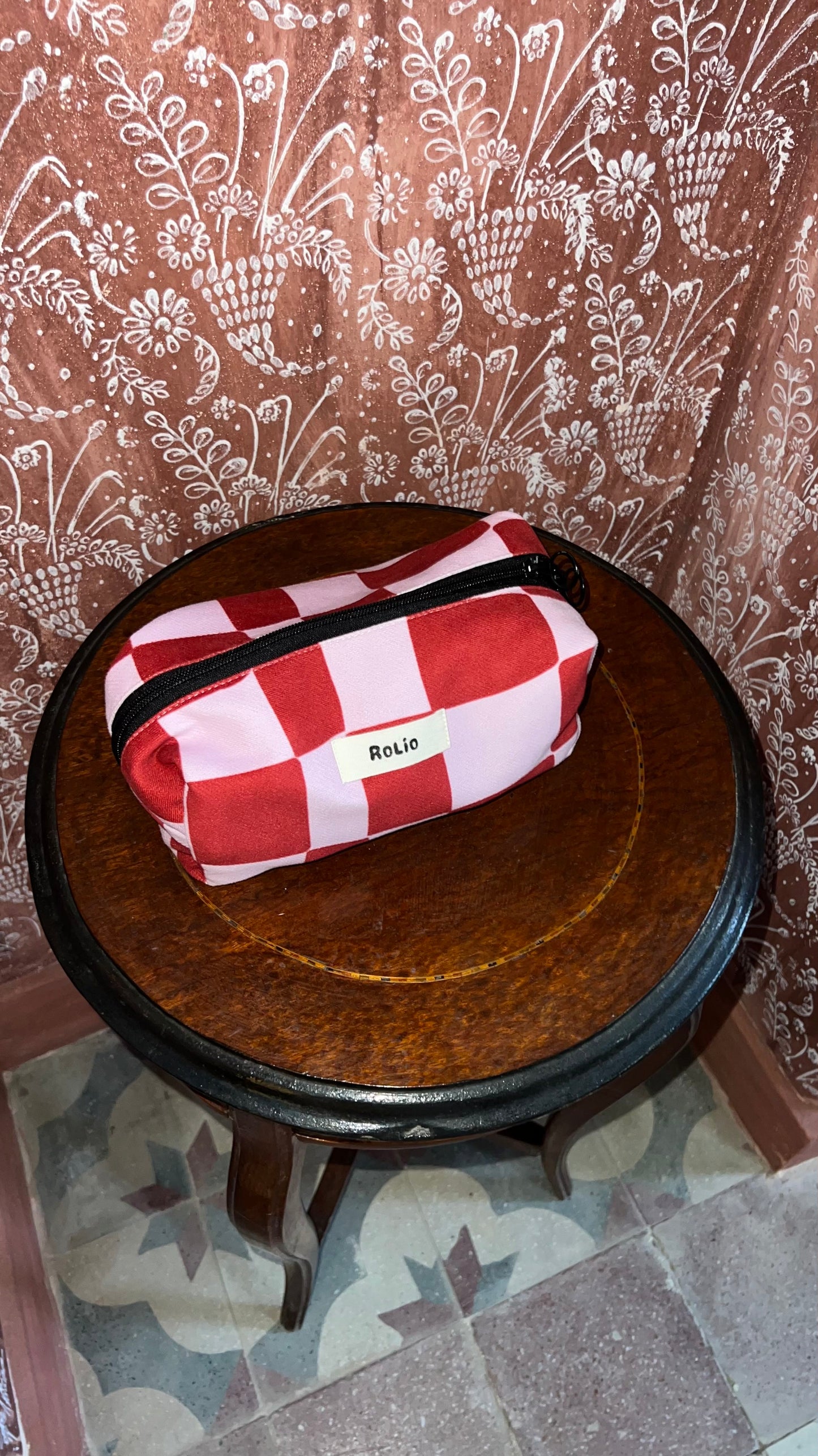 Blush Printed Wash Bag
