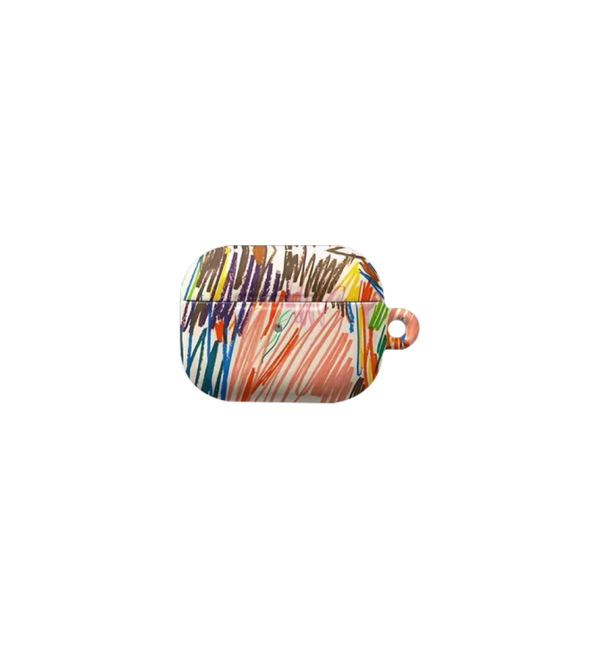 Graffiti Airpods Case - cushion cover,tissue box cover, hot water bottle cover, hot water bottle and cover, large hot water bottle, designer iPhone case, colorful iPhone case- Casa Rolio