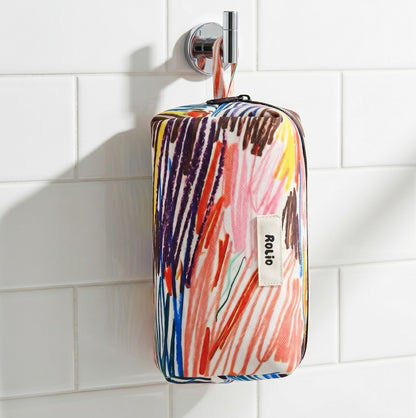 Graffiti-Waschtasche mit Print