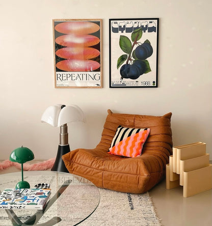 Casa Rolio Designer Cushions - Casa Rolio designer cushion with black and white checkered pattern and soft grey stripes, paired with a smooth cream-colored center. A luxury throw pillow to add a contemporary touch to your space.