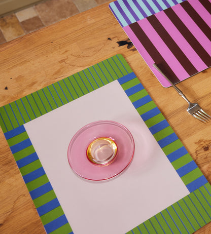 Casa Rolio Lavender Placemats – Vibrant & Artistic Tableware