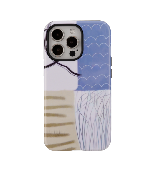 Ultra Protective Poetic Blue iPhone Case